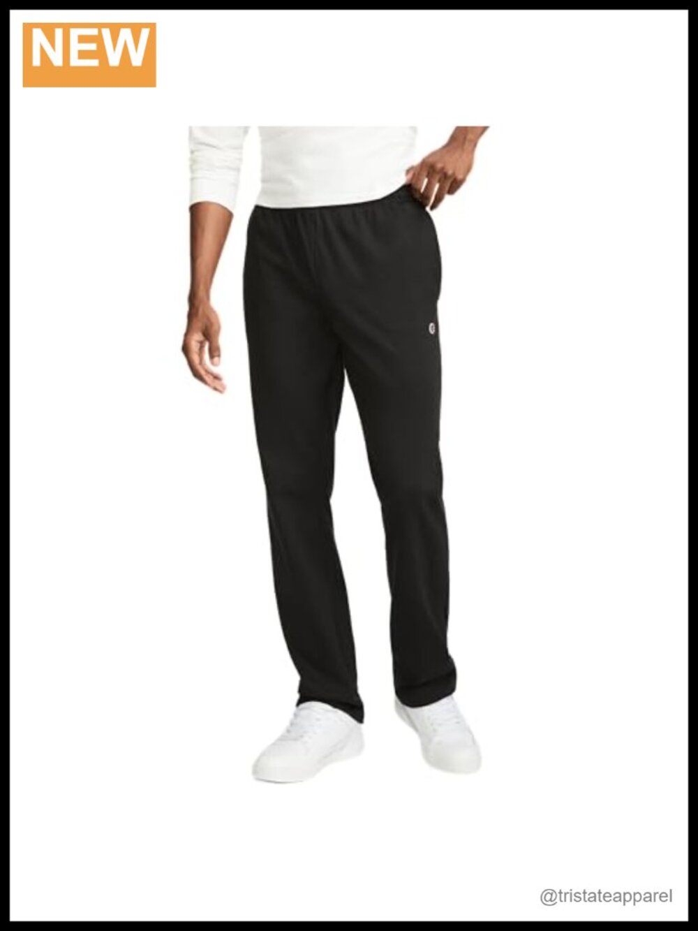 Open-Bottom Lounge Pants, 100% Cotton, Standard Fit, Lightweight